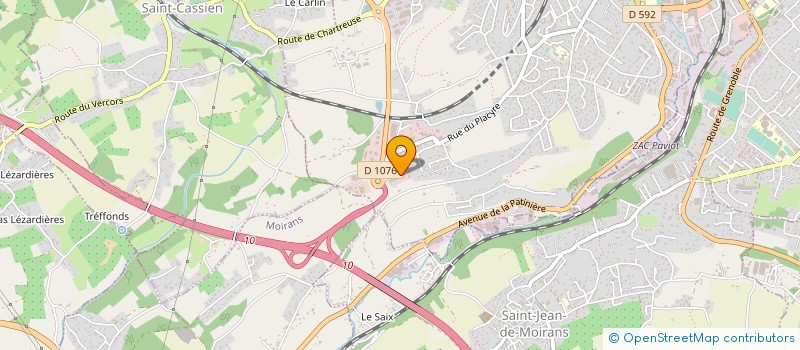 localisation de l'entreprise J WAGNER FRANCE à VOIRON