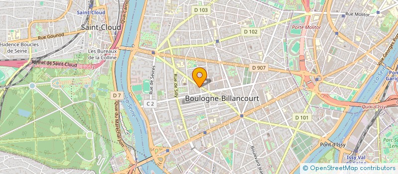 localisation de l'entreprise J. WALTER THOMPSON SAS à BOULOGNE-BILLANCOURT