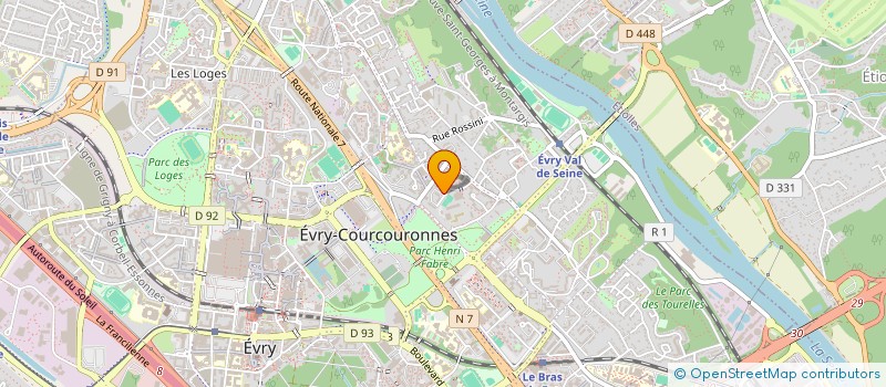 localisation de l'entreprise J - WAY GRIYO à EVRY-COURCOURONNES