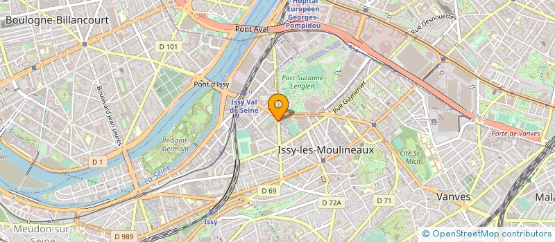 localisation de l'entreprise J.WELL à ISSY-LES-MOULINEAUX
