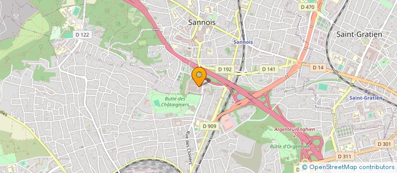 localisation de l'entreprise J.Y  SANNOIS