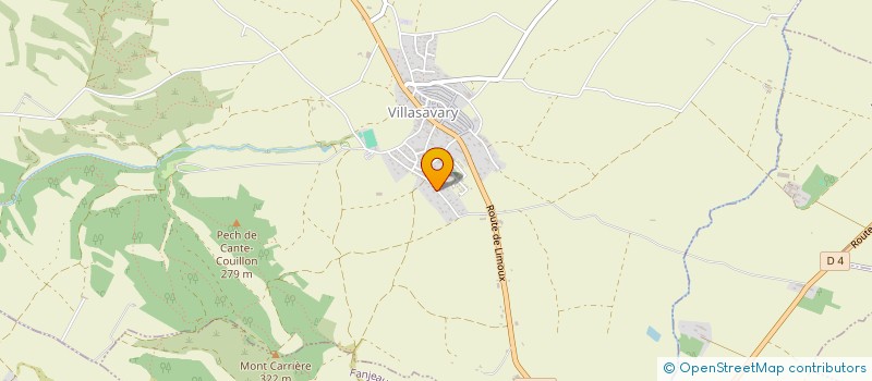 localisation de l'entreprise J&Y  VILLASAVARY
