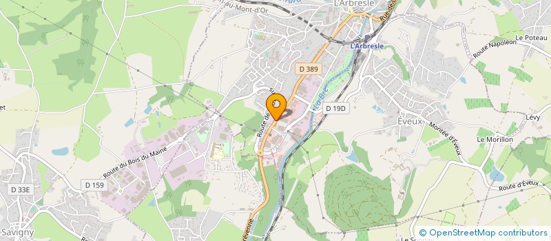 localisation de l'entreprise J@Y.COM  LENTILLY