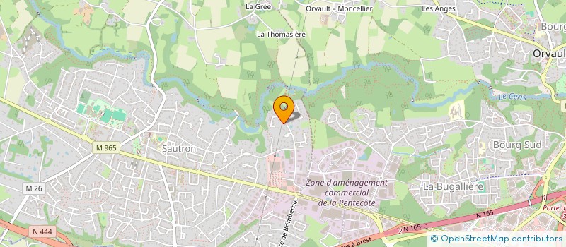 localisation de l'entreprise J.Y.F à SAUTRON