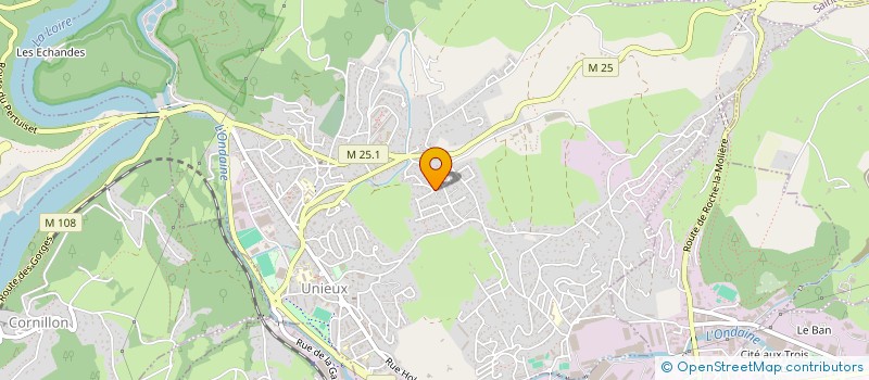 localisation de l'entreprise J.Y.L. BAJU  UNIEUX