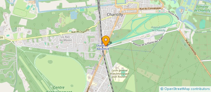 localisation de l'entreprise J.Y.O IMAGERIE  CHANTILLY