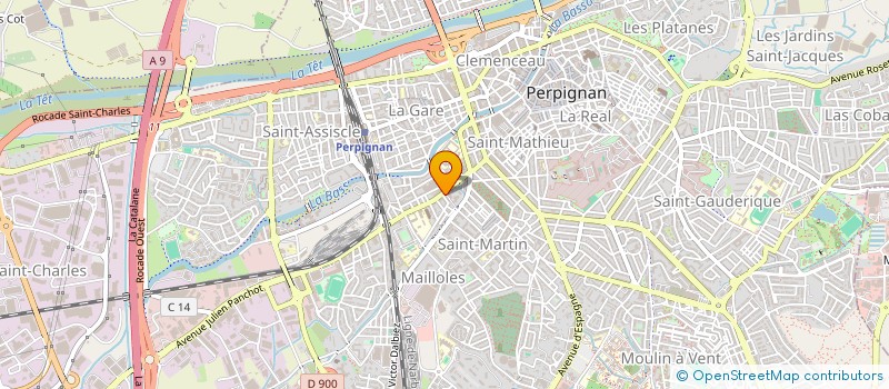 localisation de l'entreprise J'Y PHONE  PERPIGNAN