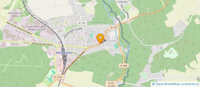 localisation de l'entreprise J&Y PODOLOGIE à LE MALESHERBOIS