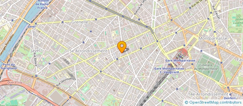 localisation de l'entreprise J.Y.S.  PARIS