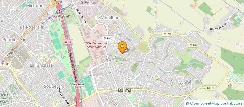 localisation de l'entreprise J'Y VAIS  BALMA