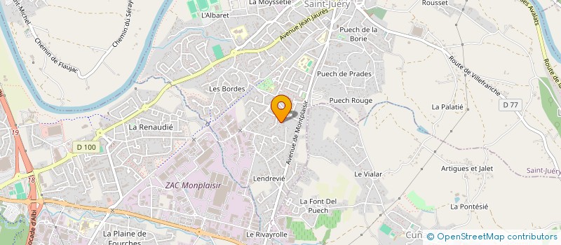 localisation de l'entreprise J@YT  SAINT-JUERY