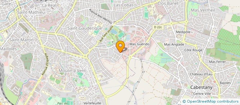 localisation de l'entreprise J.Z à PERPIGNAN