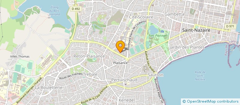 localisation de l'entreprise J2  SAINT-NAZAIRE