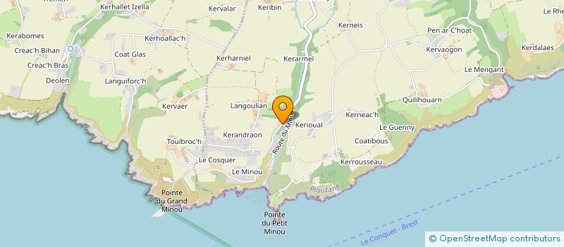 localisation de l'entreprise J2  PLOUZANE