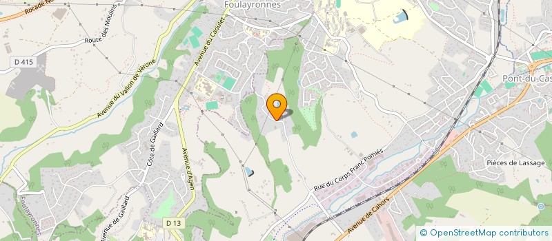 localisation de l'entreprise J2 LOCATION  PONT-DU-CASSE