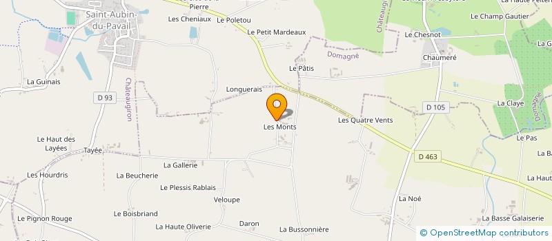 localisation de l'entreprise J2A  PIRE-CHANCE