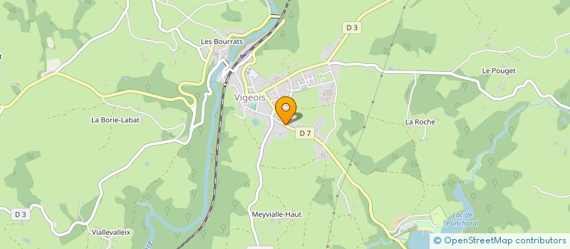 localisation de l'entreprise J2A AUTOMOBILES  VIGEOIS