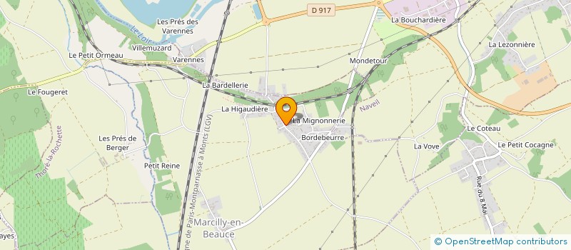 localisation de l'entreprise J2AC IMMO  MARCILLY-EN-BEAUCE