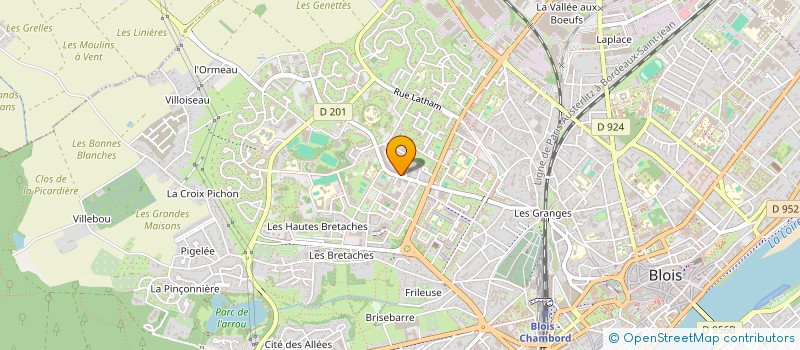 localisation de l'entreprise J2AG à BLOIS