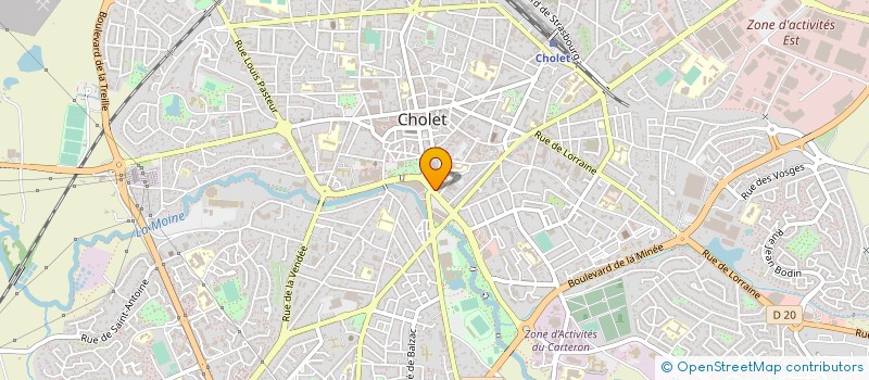 localisation de l'entreprise J2B à CHOLET