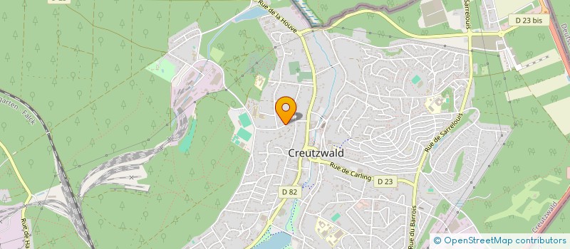 localisation de l'entreprise J2B  CREUTZWALD