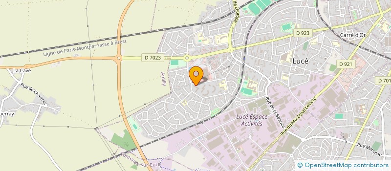 localisation de l'entreprise J2B TRANSPORTS à LUCE