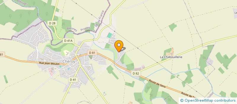 localisation de l'entreprise J2BOIS  CHEROY