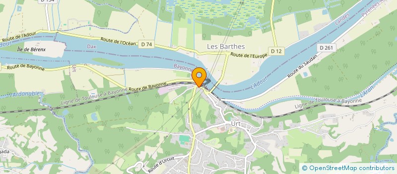 localisation de l'entreprise J2BSURT  URT