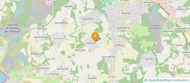 localisation de l'entreprise J2BZH à PLOEMEUR