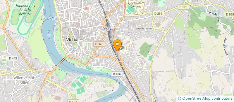 localisation de l'entreprise J2C à VICHY
