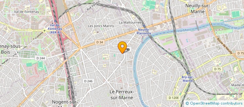 localisation de l'entreprise J2C  LE PERREUX-SUR-MARNE