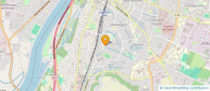 localisation de l'entreprise J2C à VALENCE