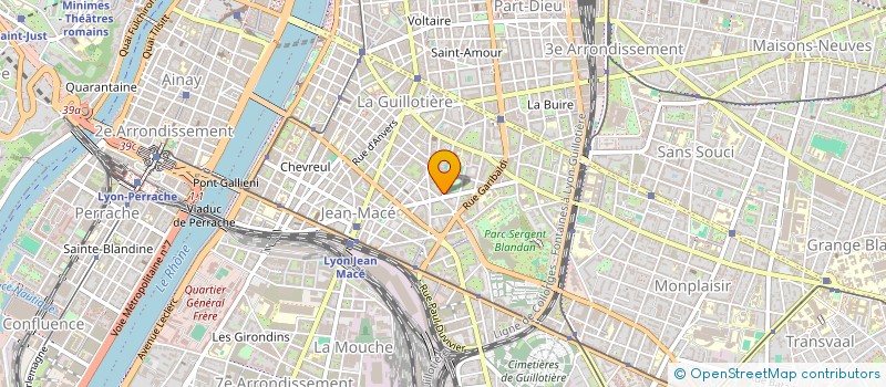 localisation de l'entreprise J2C  LYON