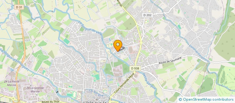 localisation de l'entreprise J2C  L'ISLE-SUR-LA-SORGUE