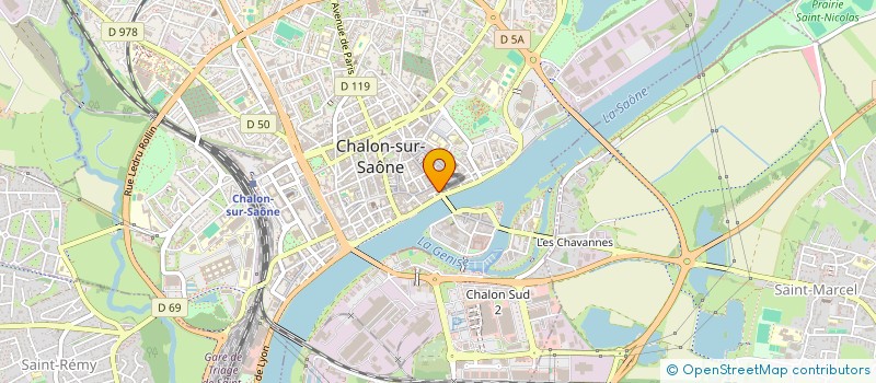 localisation de l'entreprise J2C  CHALON-SUR-SAONE