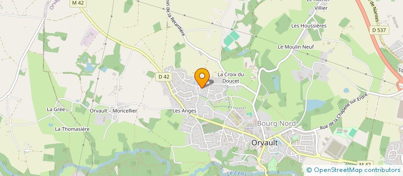 localisation de l'entreprise J2C à ORVAULT