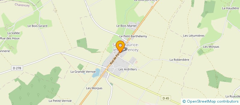 localisation de l'entreprise J2C AUTOMOBILES à CHARENCEY