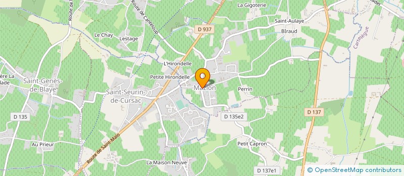 localisation de l'entreprise J2C DIFFUSION à BLAYE
