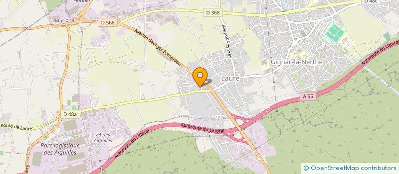 localisation de l'entreprise J2C DISTRIBUTION AUTOMATIQUE à GIGNAC-LA-NERTHE