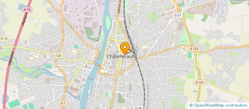 localisation de l'entreprise J2C GESTION à CHATELLERAULT