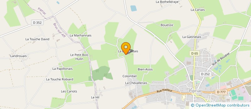 localisation de l'entreprise J2C HOLDING  PIPRIAC