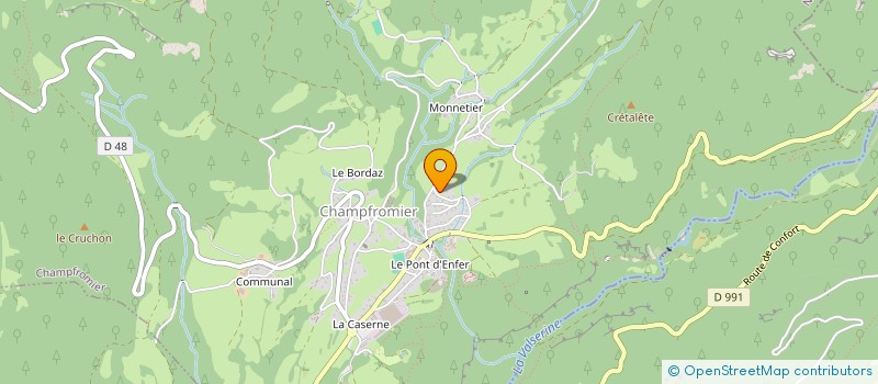 localisation de l'entreprise J2C INVEST à CHAMPFROMIER