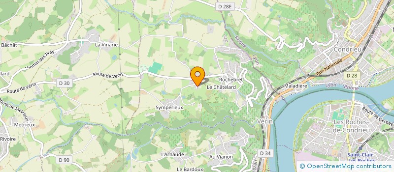 localisation de l'entreprise J2C2M  VERIN