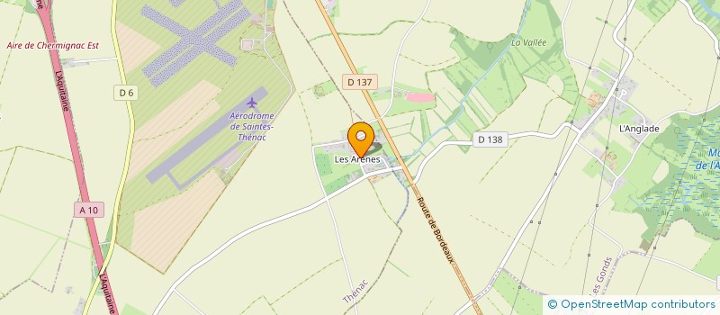 localisation de l'entreprise J2CPM  THENAC