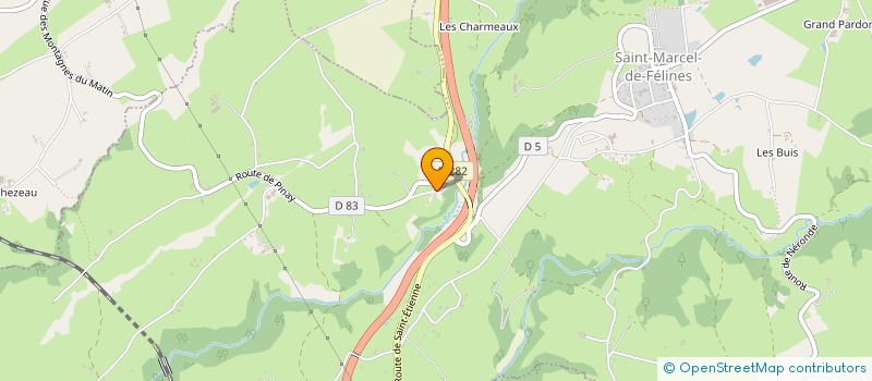 localisation de l'entreprise J2CR  SAINT-MARCEL-DE-FELINES