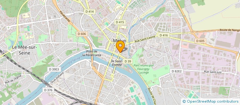 localisation de l'entreprise J2CV à MELUN