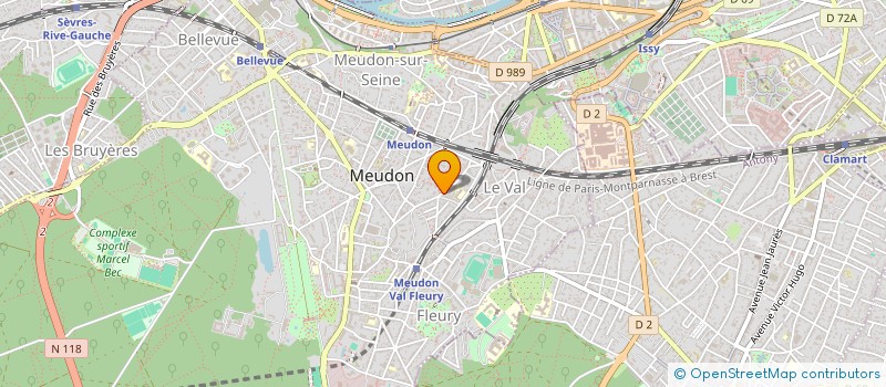 localisation de l'entreprise J2E CONSEIL  MEUDON