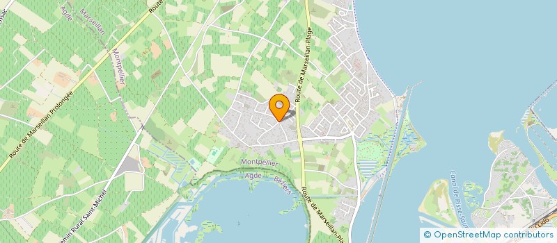 localisation de l'entreprise J2F  MARSEILLAN