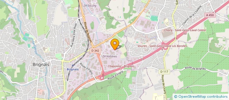 localisation de l'entreprise J2F SOLUTIONS à BRIGNAIS