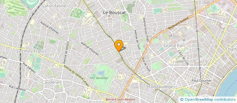 localisation de l'entreprise J2FL  LE BOUSCAT